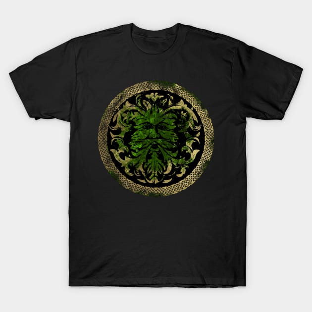 The Green Man T-Shirt by Nartissima